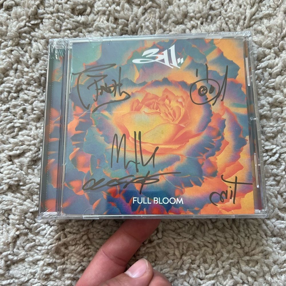 311 Full Bloom CD with SIGNED Autographed Booklet